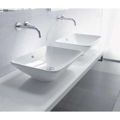 Duravit Bacino waskom rechthoekig 55x42cm met Wondergliss wit