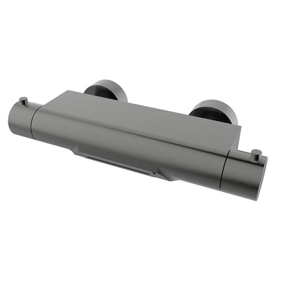 Wiesbaden Style thermostatische badmengkraan waterval cooltouch gunmetal