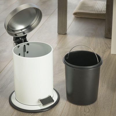 Sealskin Acero Pedaalemmer 3 liter vrijstaand Wit