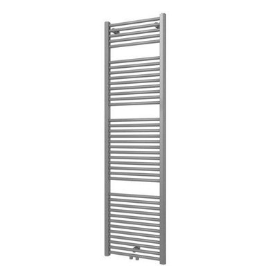 Plieger Palmyra designradiator horizontaal middenaansluiting 1775x500mm 868W zilver metallic