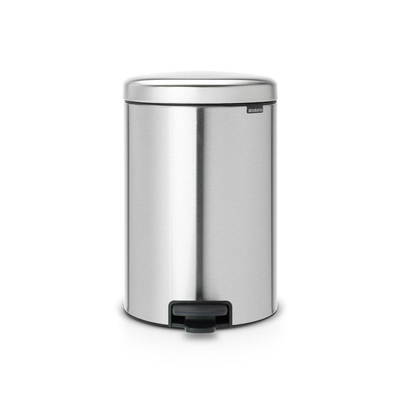 Brabantia NewIcon Pedaalemmer - 20 liter - kunststof binnenemmer - matt steel fingerprint proof