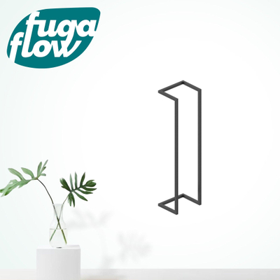 FugaFlow Efficiente Acces Handdoekrek - 95x25x20cm - mat zwart