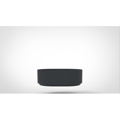 Arcqua Case waskom ovaal 40x28cm mat antraciet