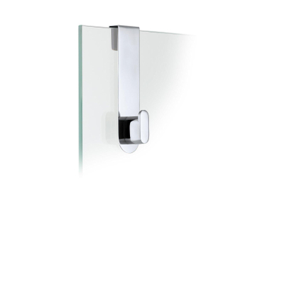 Blomus Areo Haak - voor glazen douchewand - polished