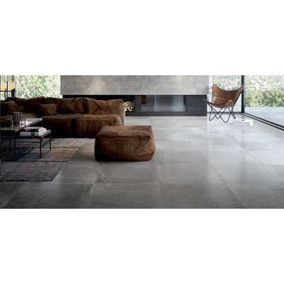Fap Ceramiche Maku wand- en vloertegel - 120x120cm - gerectificeerd - Natuursteen look - Grey mat (grijs)