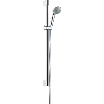 Hansgrohe Crometta 85 Unica glijstangset 65cm inclusief Crometta 85 Green handdouche chroom
