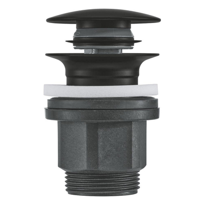 GROHE Waste Set - Ø63mm - push open - matte black