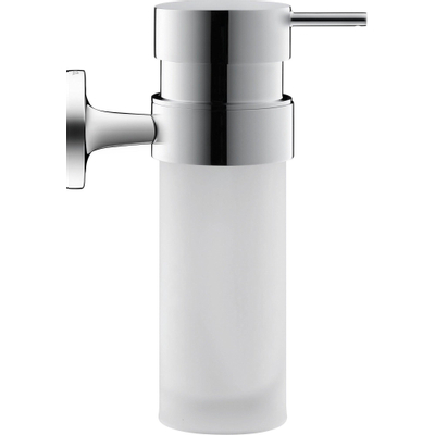 Duravit Starck T Zeepdispenser - 17.6x6cm - matglas - chroom
