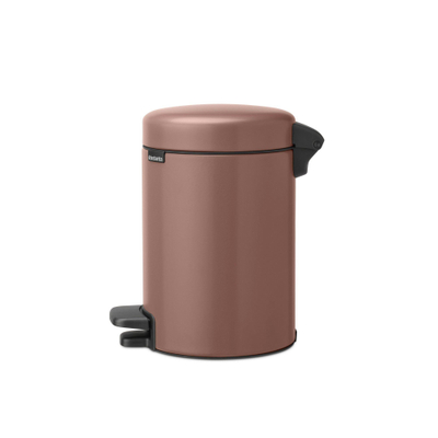 Brabantia NewIcon Pedaalemmer - 3 liter - kunststof binnenemmer - satin taupe