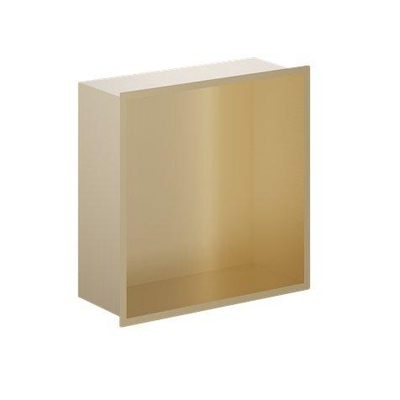 Crosswater Douche Nis - 30.5x30.5cm - Geborsteld messing