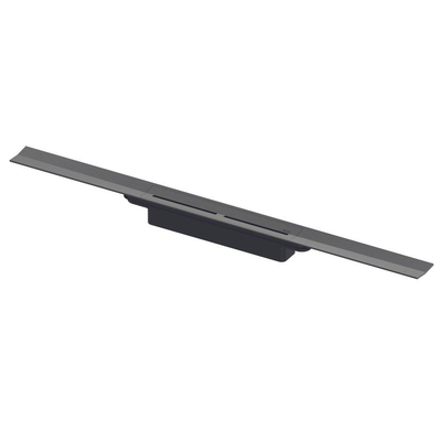 Tece DrainProfile Doucheprofiel - 80cm - inkortbaar - brushed black chrome