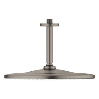 GROHE Rainshower Mono 310 Hoofddouche - 31cm - 1 straalsoort - plafondarm 14.2cm - geborsteld hard graphite