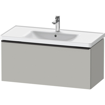 Duravit D-Neo wastafelonderkast 98.4x44x45.2cm 1 lade met softclose Betongrijs Mat