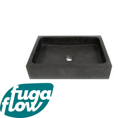 FugaFlow Efficiente Arredo Waskom 50x36x11cm - natuursteen donker