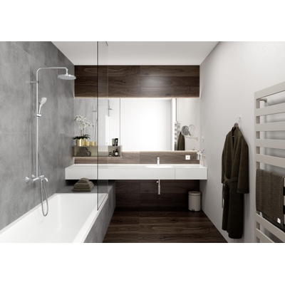 Hansgrohe Vernis wastafelkraan 108 met waste chroom