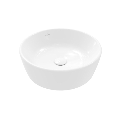 Villeroy & Boch Architectura waskom 45x45x15.5cm Rond zonder overloopgat Wit Alpin glans Ceramic