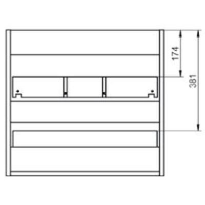 Adema Chaci Badkameronderkast - eiken - 60cm - 2 lades - greeploos - eiken