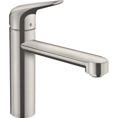 Hansgrohe M42 M421-H120 1-gats keukenkraan m. 360° draaibare uitloop RVS