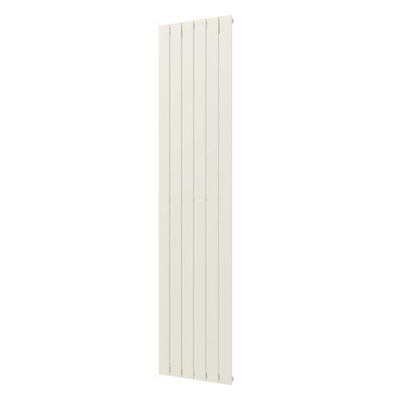 Plieger Cavallino Retto designradiator verticaal enkel middenaansluiting 2000x450mm 999W wit structuur