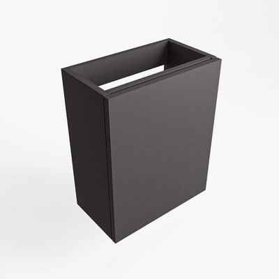 Mondiaz FOWY fonteinonderkast - 40x22x50cm - 1 deur - push to open - softclose - Dark Grey