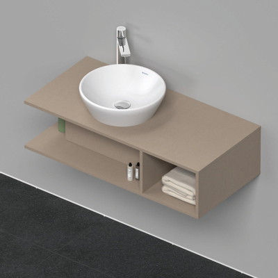 Duravit D-Neo wastafelonderkast 100x26x48cm Linnen Mat