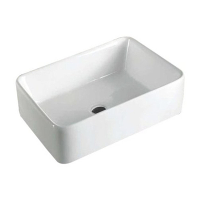 Best Design Side Opbouw wastafel 49x38x13cm keramiek wit