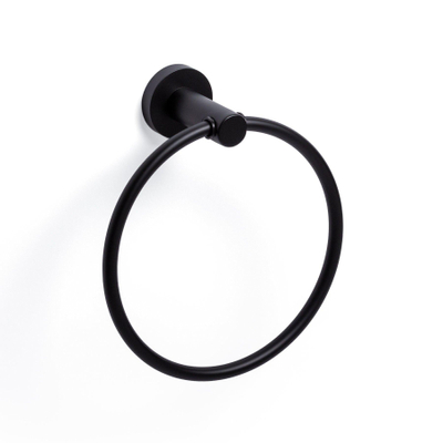 Ozean Eternal Handdoekring - rond - mat zwart - SHOWROOMMODEL
