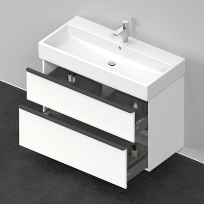 Duravit D-Neo wastafelonderkast 98.4x62.5x44.2cm 2 lades wit Mat