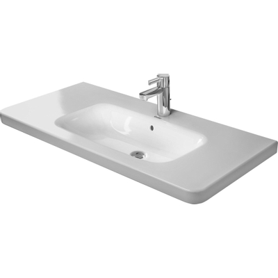 Duravit Durastyle wastafel 100x48cm 1 kraangat overl. wgliss wit