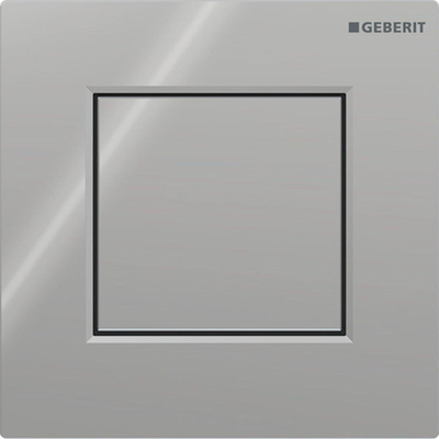 Geberit type 01 urinioir bedieningsplaat - pneumatisch - vierkant - glans chroom