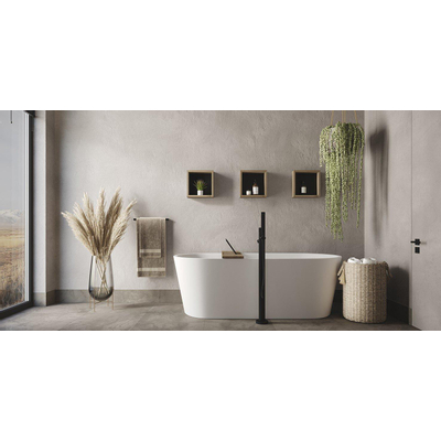 Looox Cool vrijstaand ligbad - 170x80x58.5cm - Acryl wit glans