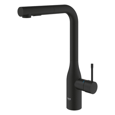 Grohe Essence new keukenmengkraan L-uitloop phantom black