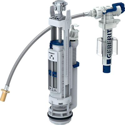 Geberit bodemventiel universeeltype 290 380 grote kleine spoeling