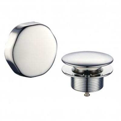 Wiesbaden Wiesbaden knop/plug badoverloopcomb. chroom - licht beschadigd-OUTLET UDEN