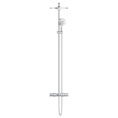 GROHE Rainshower SmartActive 310 mono douchesysteem met badthermostaat m. rainshower hoofddouche + SmartActive handdouche 130 chroom OUTLETSTORE