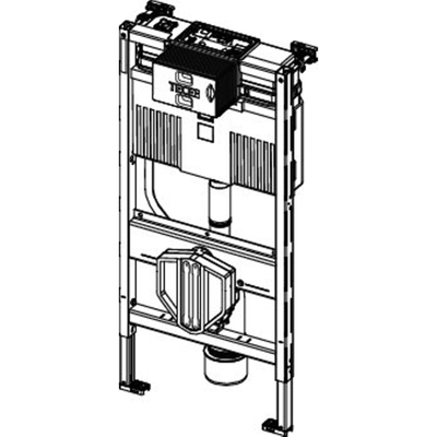 Tece inbouwreservoir 980mm universeel frontbed inclusief voorwandbevestigingset