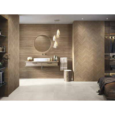 SAMPLE Baldocer Cerámica Larchwood wandtegel gerectificeerd hout look Ipe