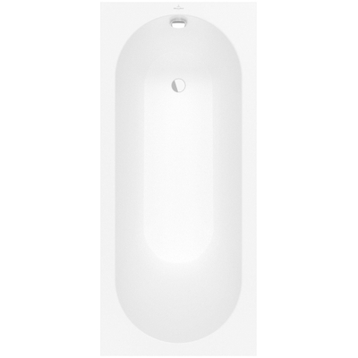 Villeroy & Boch Oberon kunststof bad quaryl rechthoekig 170x75x45cm incl. poten mat wit