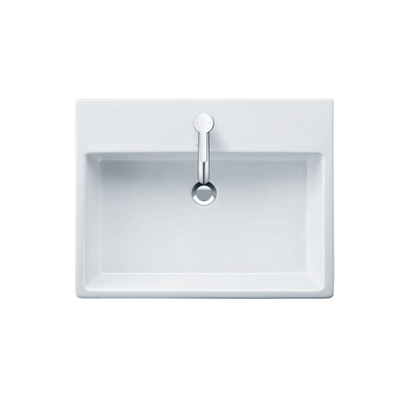 Duravit Vero air wastafel met 1 kraangat 60 x 47 cm. wit