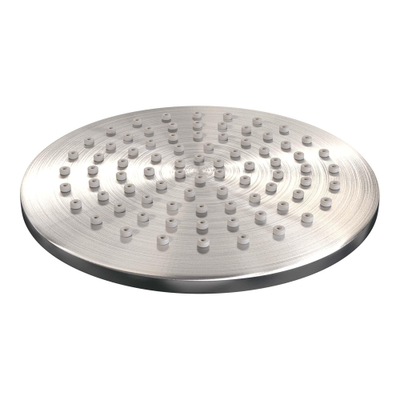 Brauer Brushed Edition Regendoucheset inbouw - hoofddouche 20cm -- plafondarm - 3 gladde knoppen -inbouwdeel - handdouche rond 3 standen - PVD - geborsteld - RVS