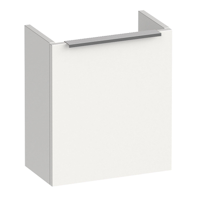 BRAUER Elevate fonteinkast 40 excl. opleggreep met 1 deur rechtsdraaiend mat wit