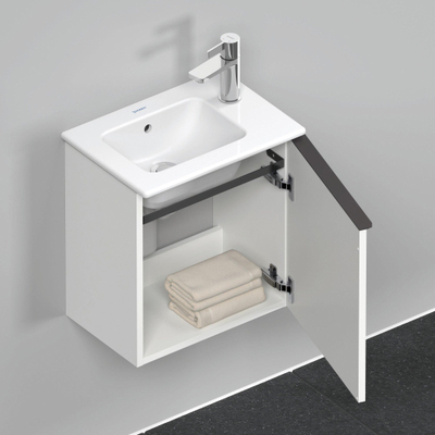 Duravit D-Neo wastafelonderkast 41x44x27.4cm Rechtsdraaiend 1 deur wit Mat