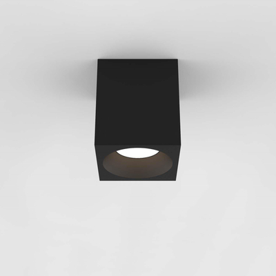 Astro Kos Square 140 LED Opbouwspots 14x11.5x11.5cm IP65 verlichting geintegreerd structuur zwart