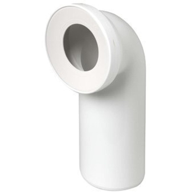 Riko Abu closet aansluitbocht 90 graden 110mm wit