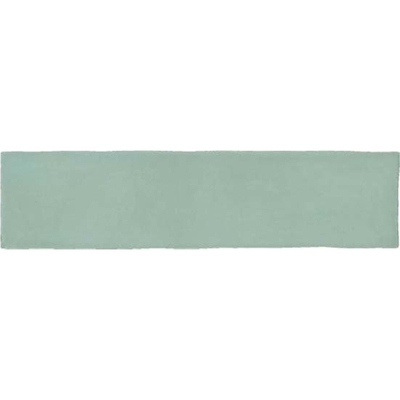 Douglas Jones Atelier Wandtegel 6x25cm 10mm witte scherf Vert D'Eau