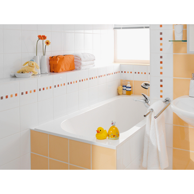 Villeroy & Boch Libra bad 180x80cm quaryl rechthoekig met poten wit