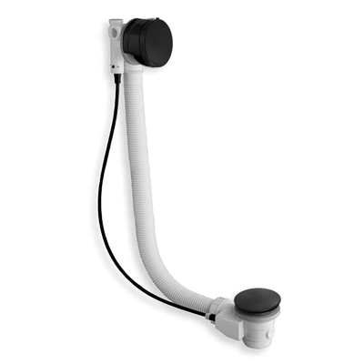 Xenz Luxe badafvoer/vulcombinatie mat zwart