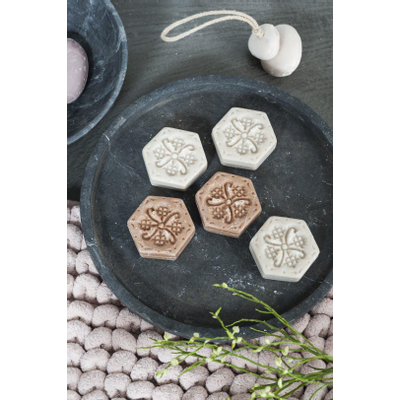 Aquanova Hammam Tray Rond Donkergrijs