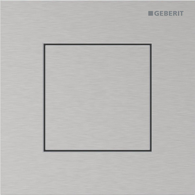 Geberit type 40 urinioir bedieningsplaat - pneumatisch - vierkant - rvs geb/easy-to-clean