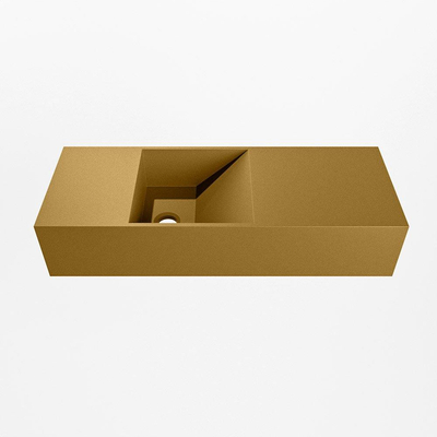 Mondiaz TYNE Fontein - 60x23x12cm - wasbak Links - zonder kraangaten - solid surface - Oro